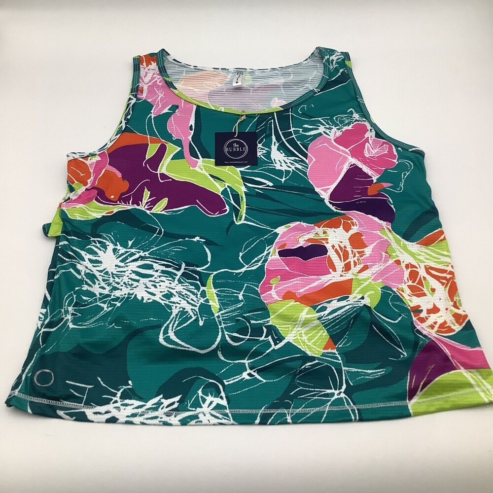 The Bubble Womens GG Tank Top Floral Size Medium NWT‎
